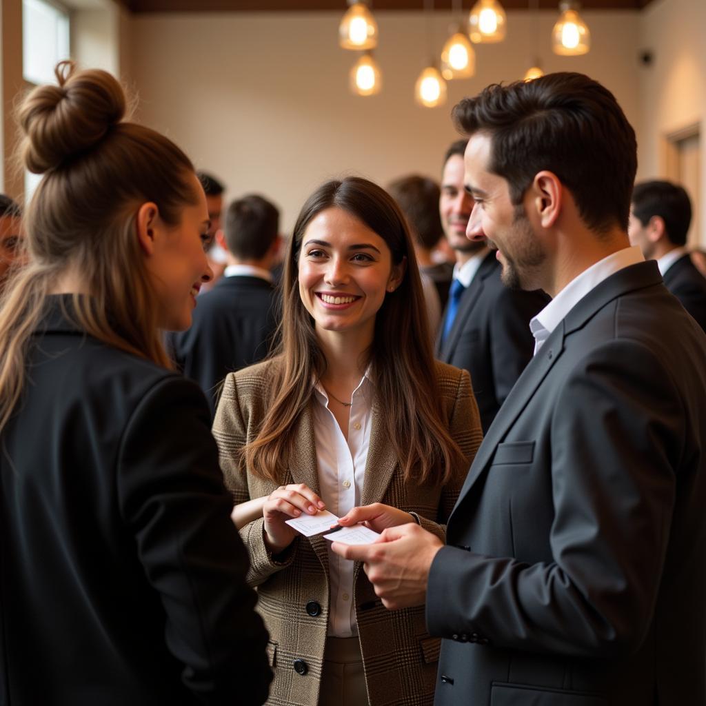 Networking at a Professional Event