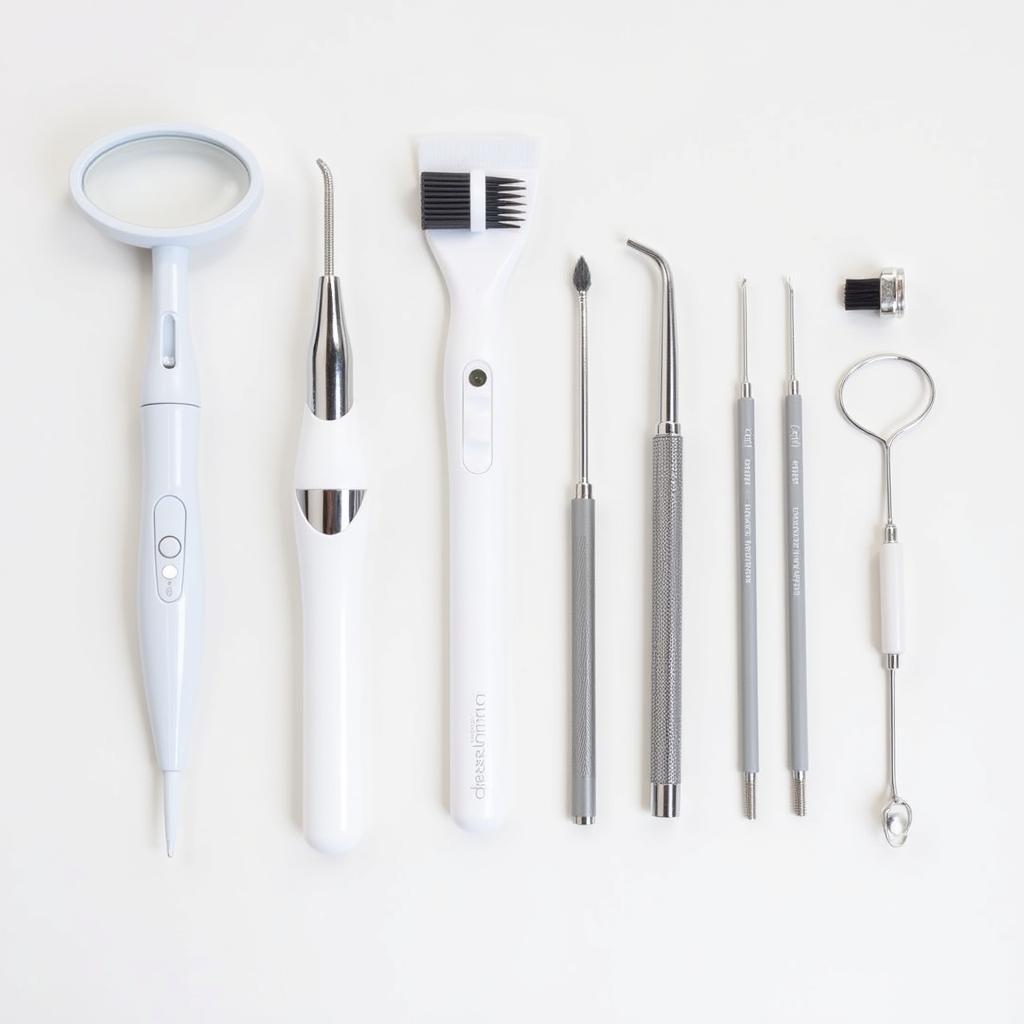 Essential tools in a professional skincare kit