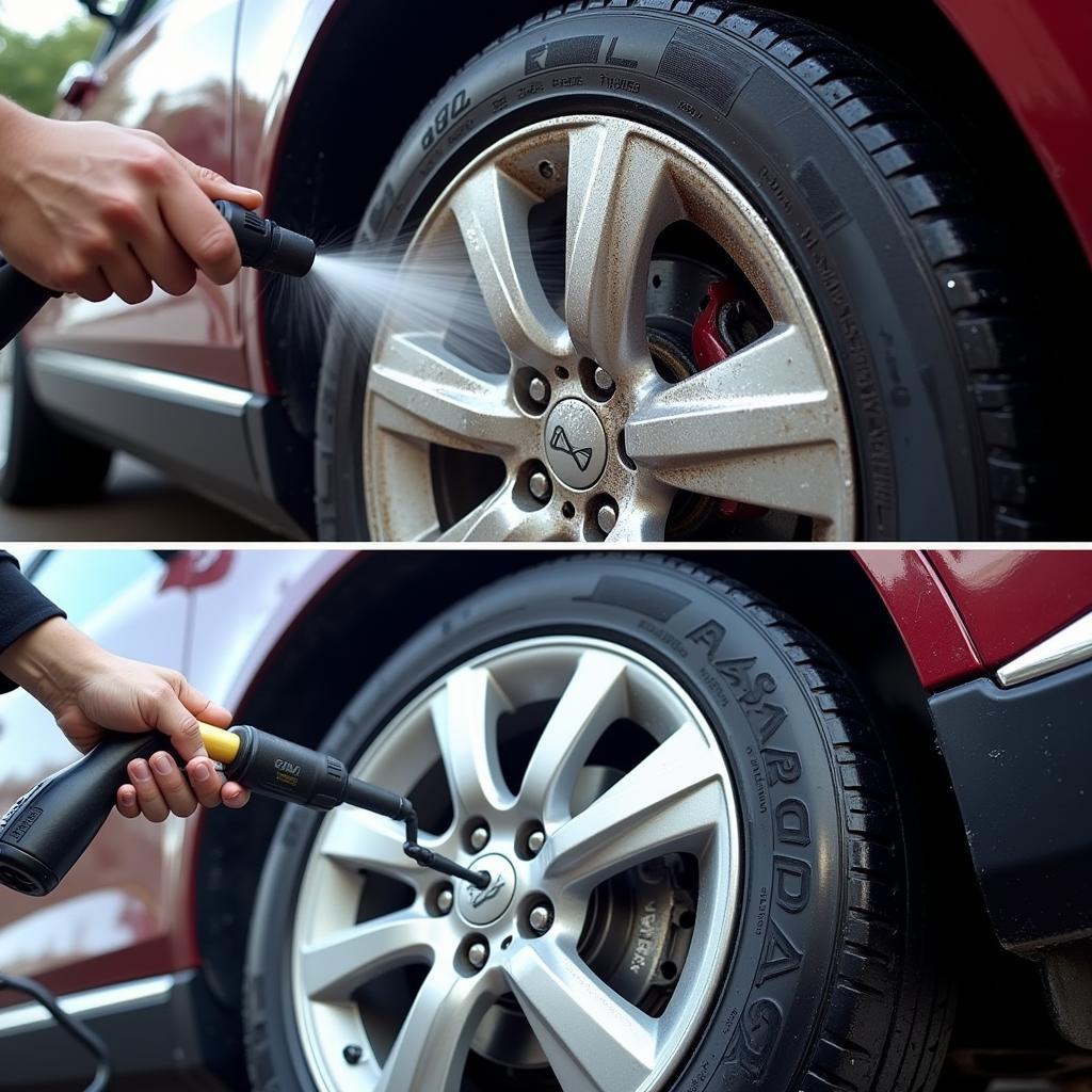 Rado Car High Pressure Cleaner in Action