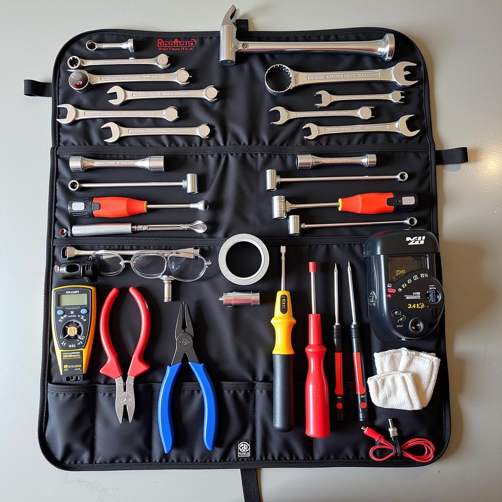 Rally Car Tool Roll Essentials