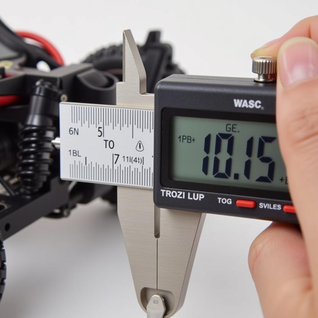 Using a Toe Gauge on RC Car