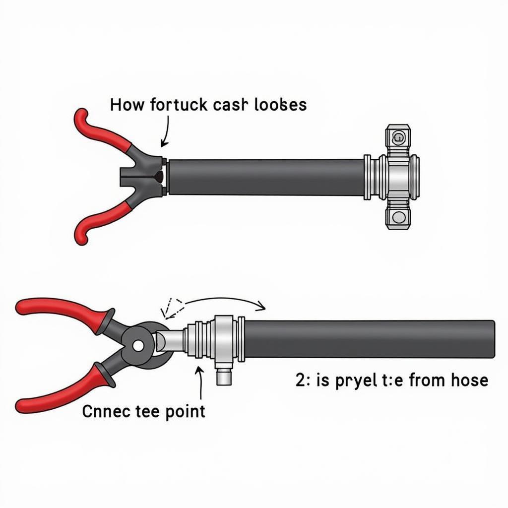 Removing a Radiator Hose with Pliers