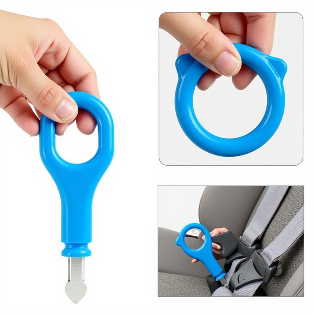 Ring-Shaped Car Seat Unbuckle Tool