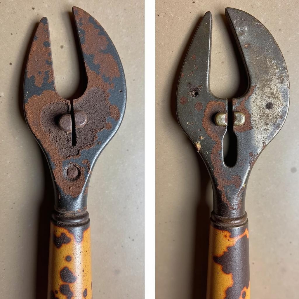 Rusty vs. Maintained Hand Tools