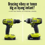 Ryobi drill versus impact wrench