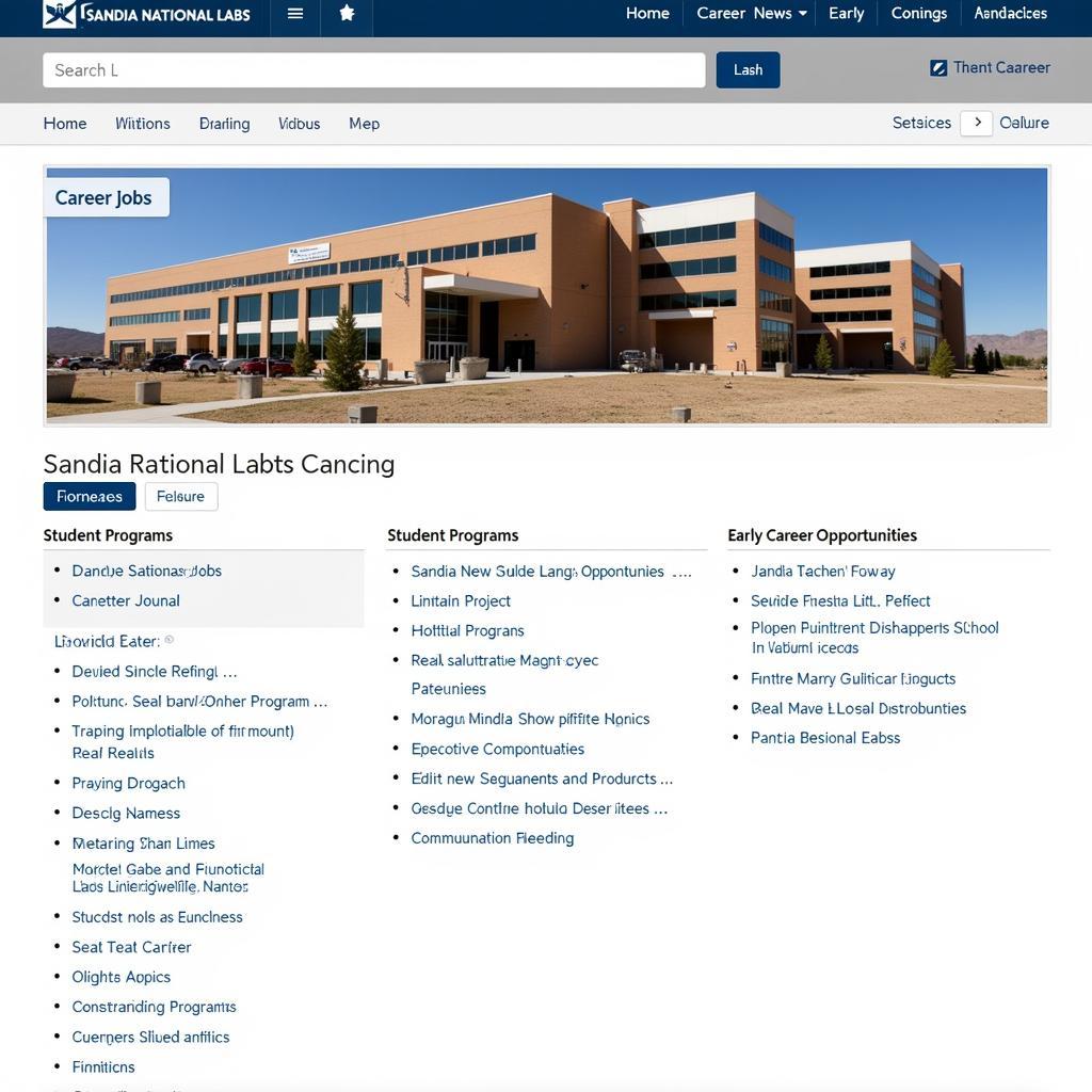 Sandia National Labs Career Portal