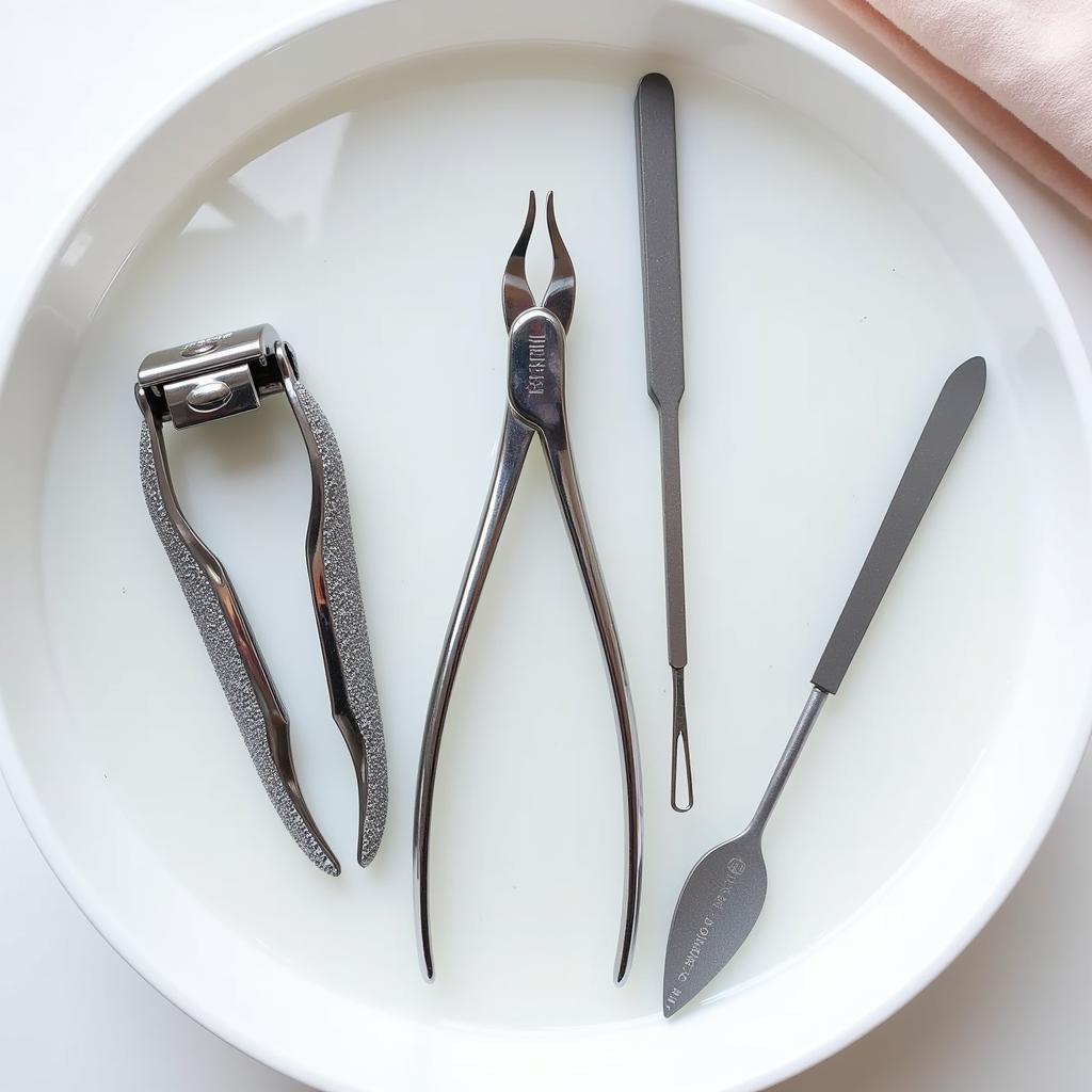 Sanitizing nail care tools for infection prevention