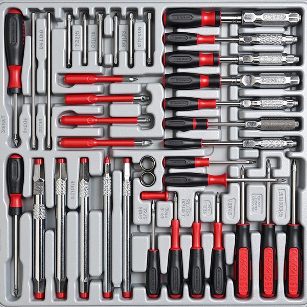 Screwdriver Set for Single Car Garage