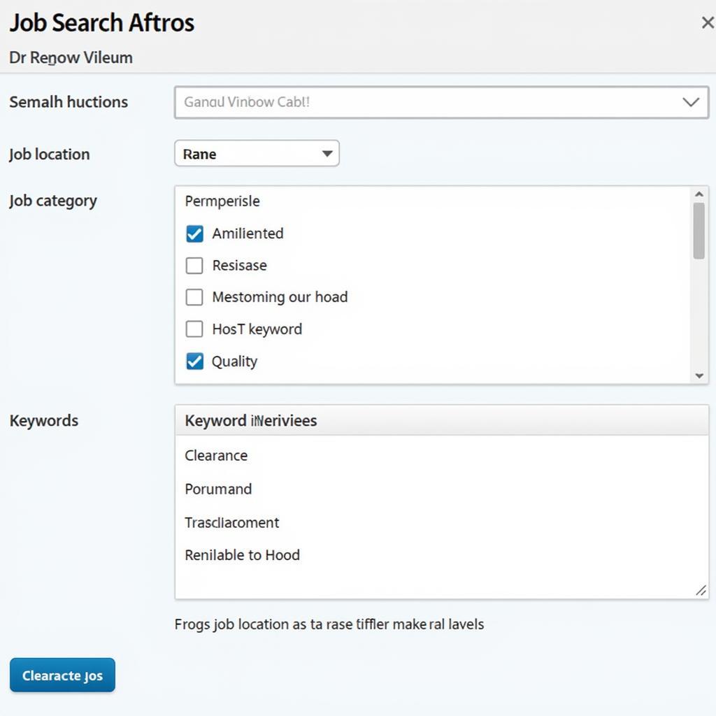 Searching Jobs on the Sandia National Labs Career Tool