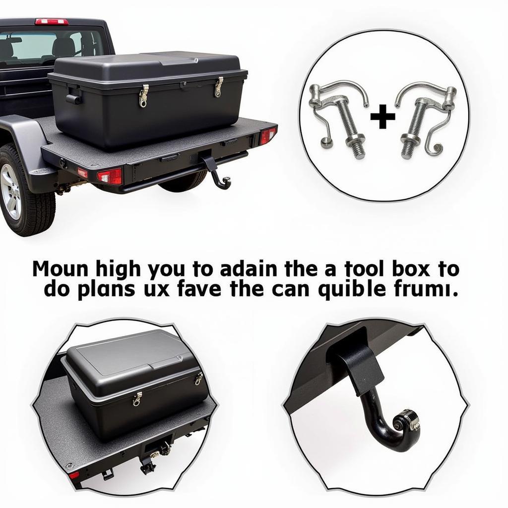 Securely Mounting a Toolbox on a Car Trailer