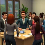 Sims 4 Career Promotion Celebration