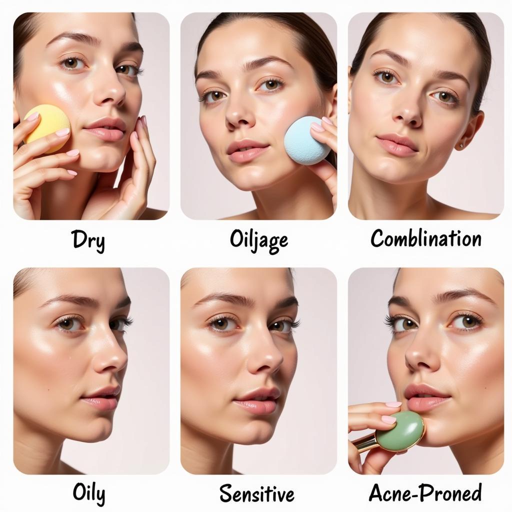 Matching skin care tools to different skin types.