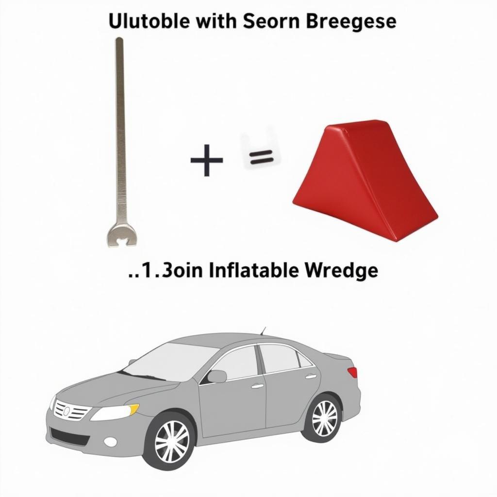 Slim Jim and Wedge Car Unlocking Tools