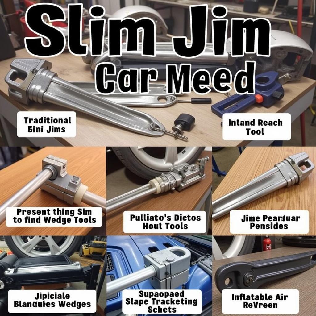 Various Slim Jim Car Tools and Their Uses