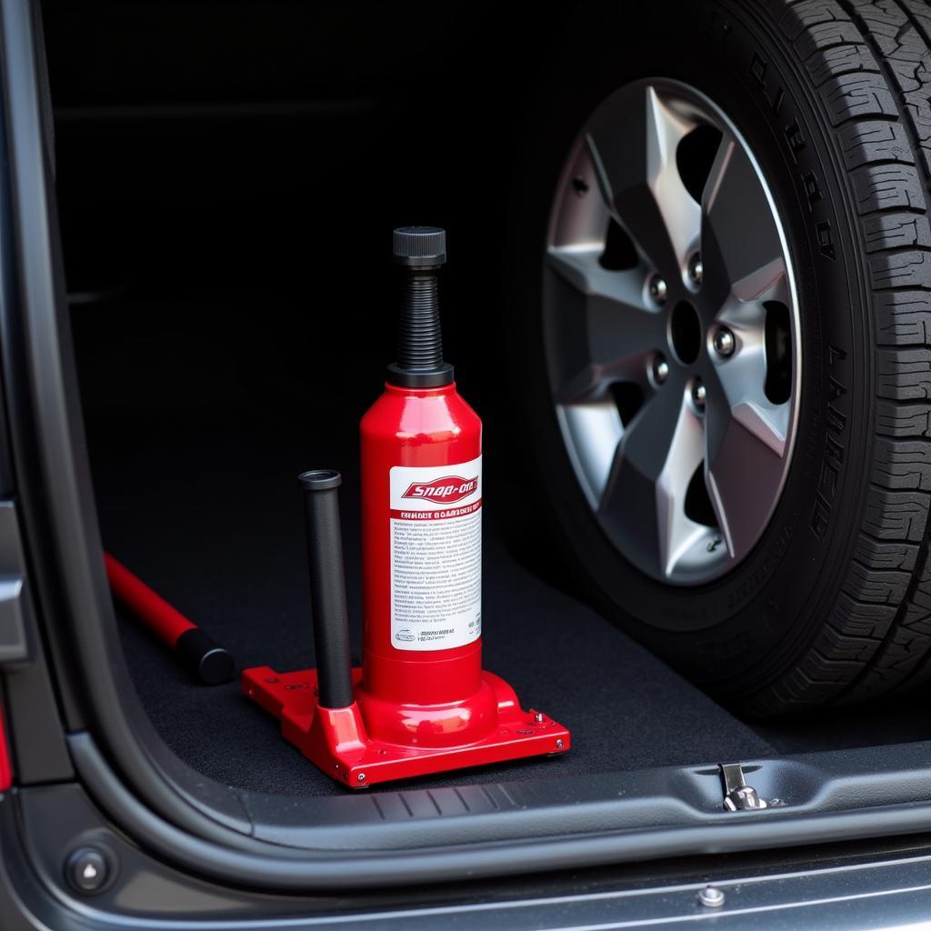 Snap-on Bottle Jack Compact and Powerful for Emergencies