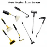 Snow Brush and Scraper Set for Car