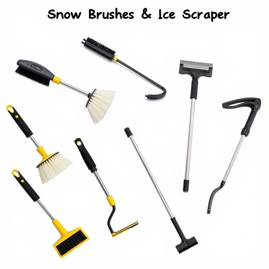 Snow Brush and Scraper Set for Car