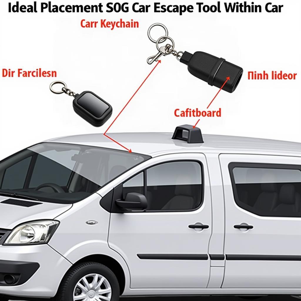 SOG Car Escape Tool Placement