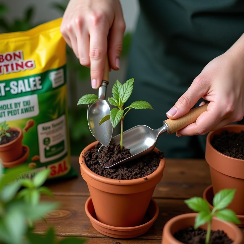 Soil and Potting Tools for Indoor Plants