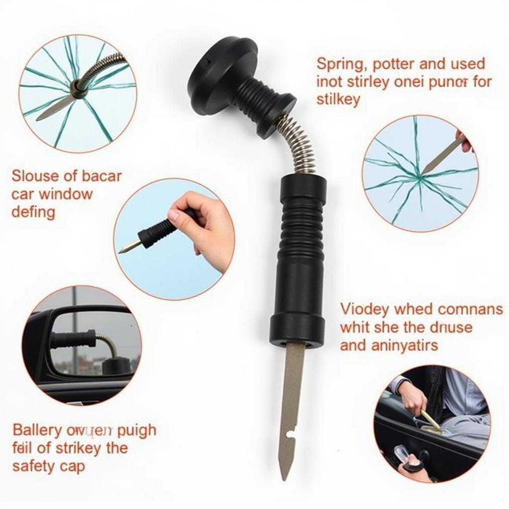 Spring-Loaded Car Window Punch