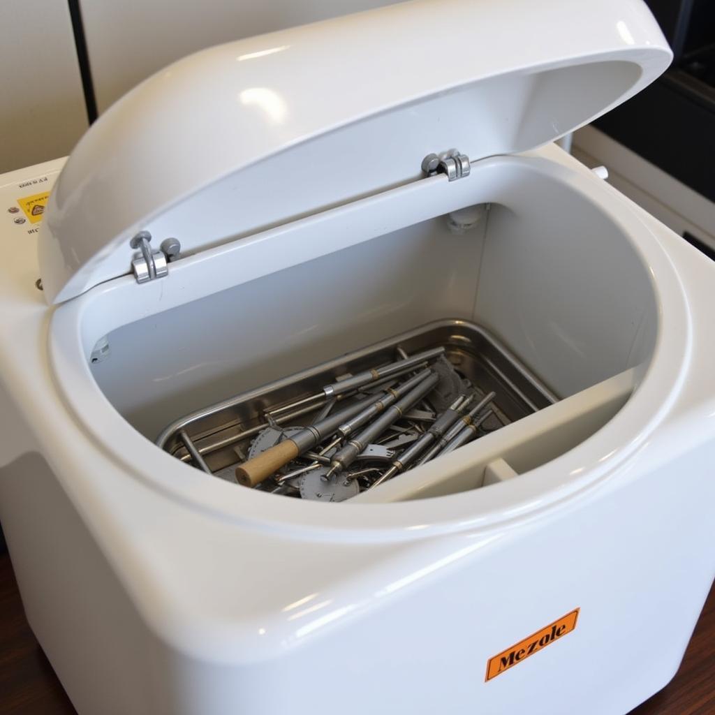 Sterilizing Nail Tools in Autoclave