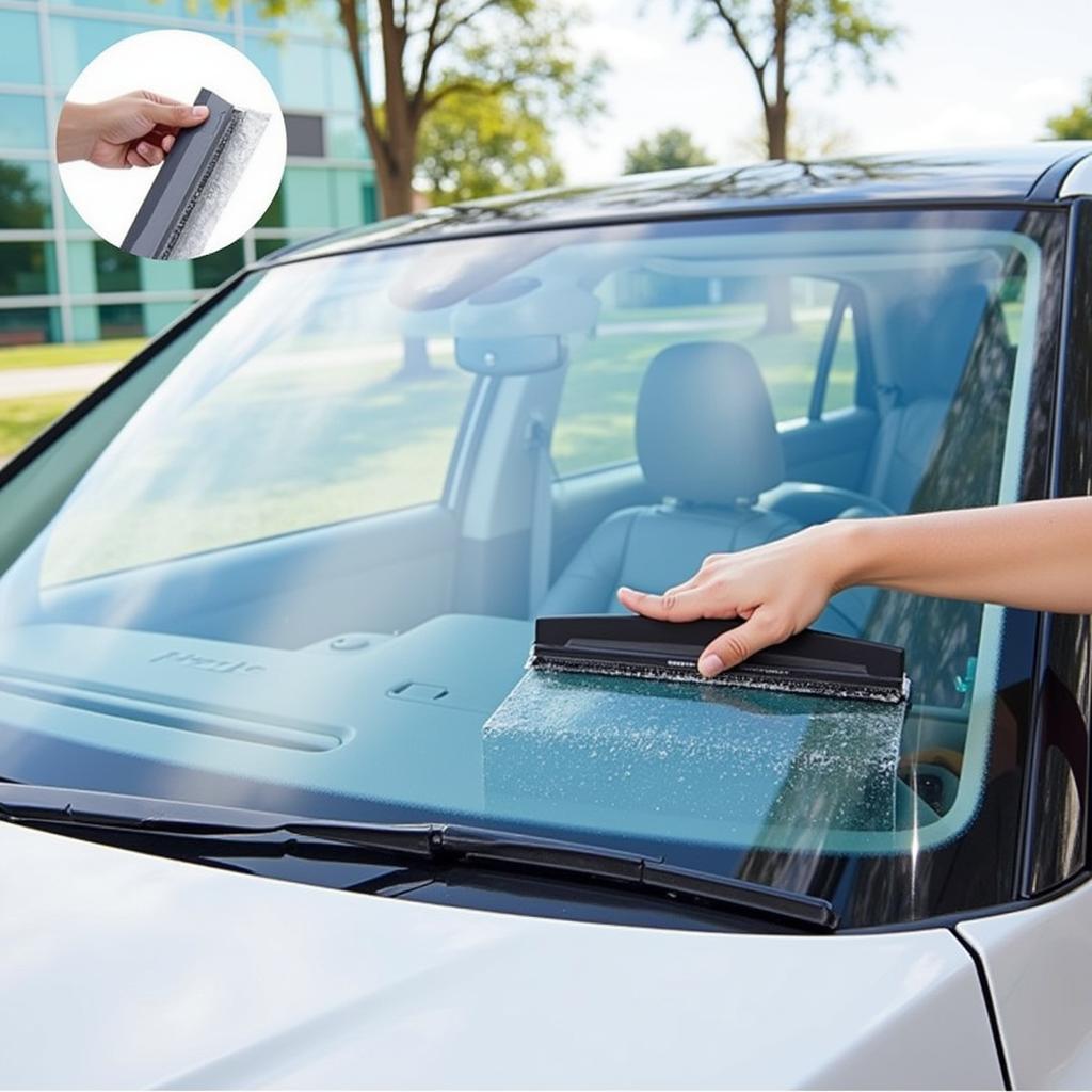 Streak-Free Car Window Cleaning