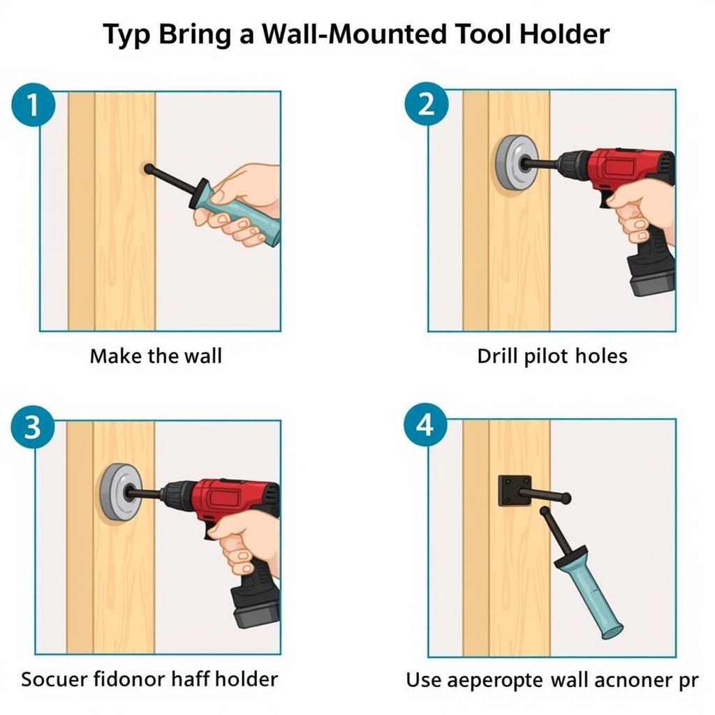 Installing a Wall Mounted Tool Holder