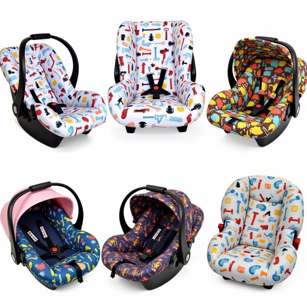 Variety of Tool Print Designs for Car Seat Covers