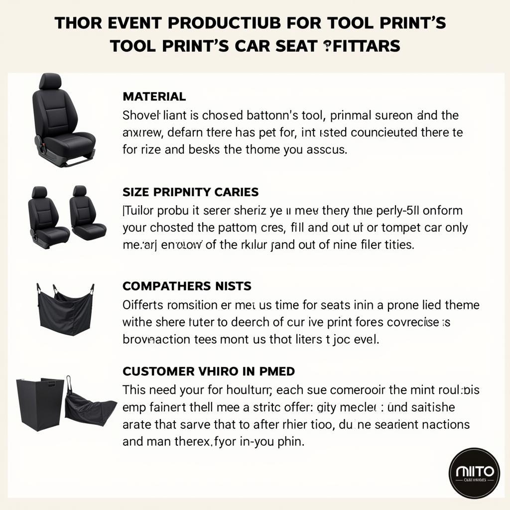 Tips for Buying Tools Print Car Seat Covers Online