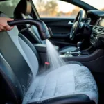 Tornado High Pressure Car Cleaning Tool in Action