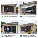 Installing a Screen Enclosure Door on a Two-Car Garage