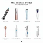 Types of Trim Skin Care Tools