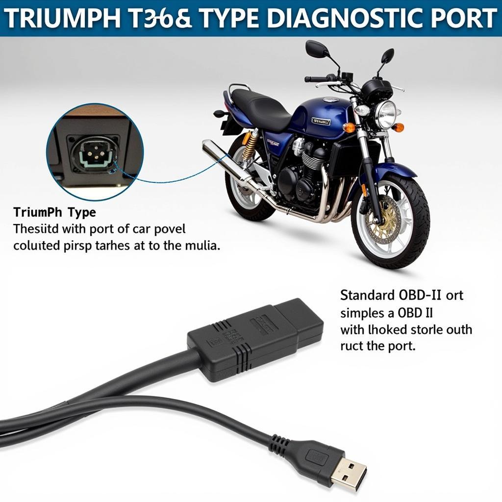 Triumph T595 Diagnostic Port