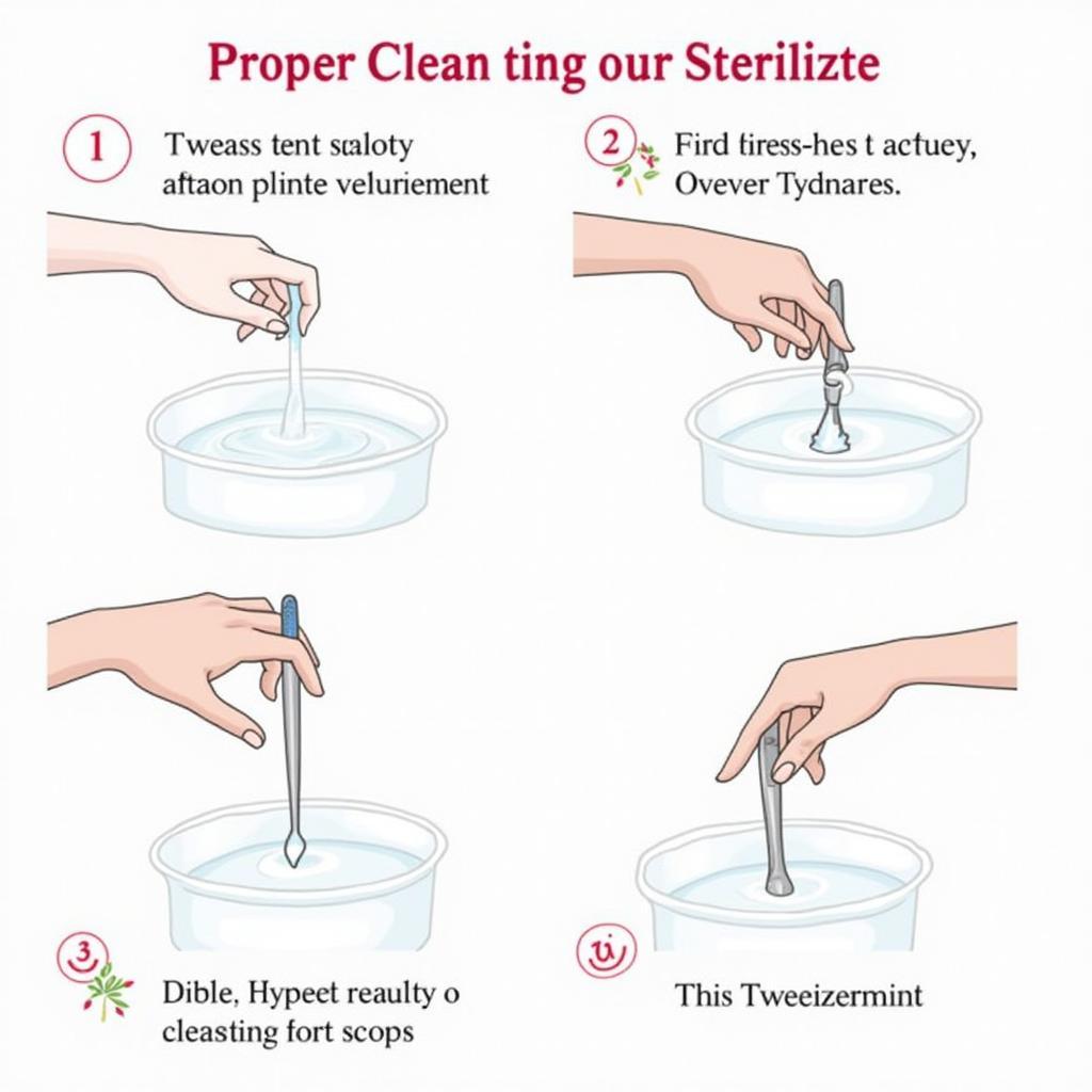 Tweezerman Tool Cleaning and Sterilization