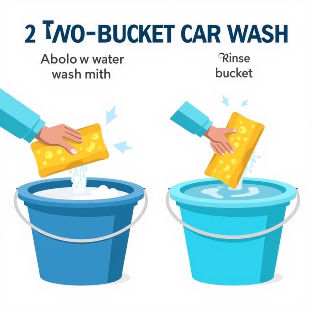 Two Bucket Car Wash System