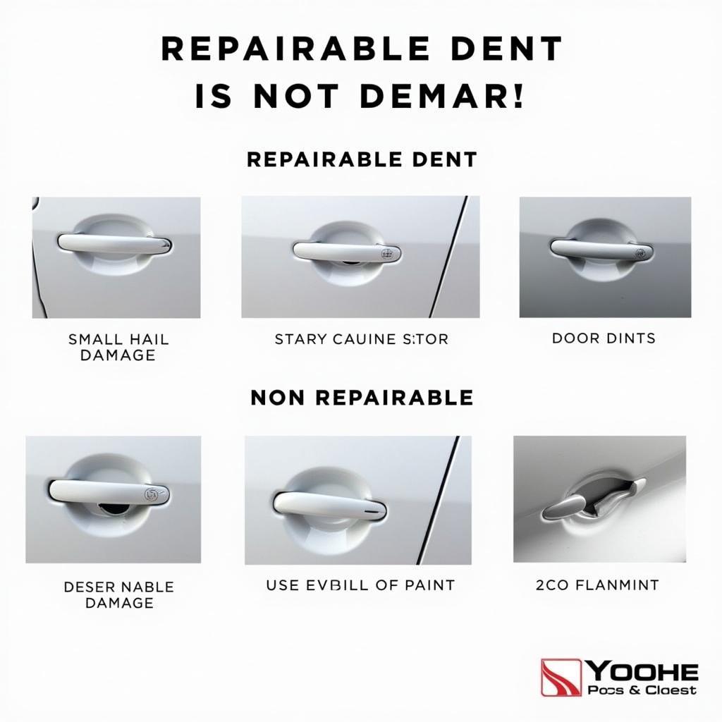 Types of Dents Repairable with Yoohe Kit