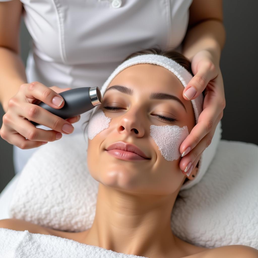 Ultrasonic Scrubber Deep Cleansing Facial