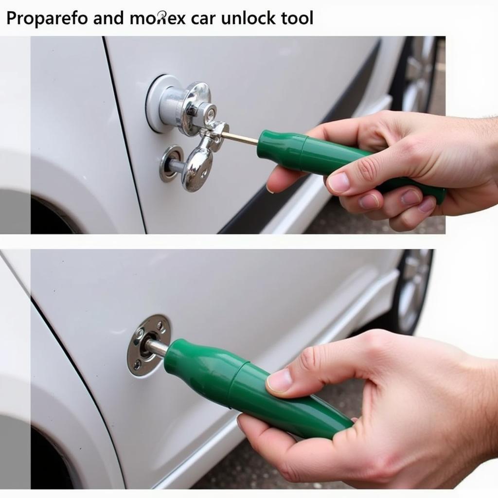 Using a Big Easy Car Unlock Tool