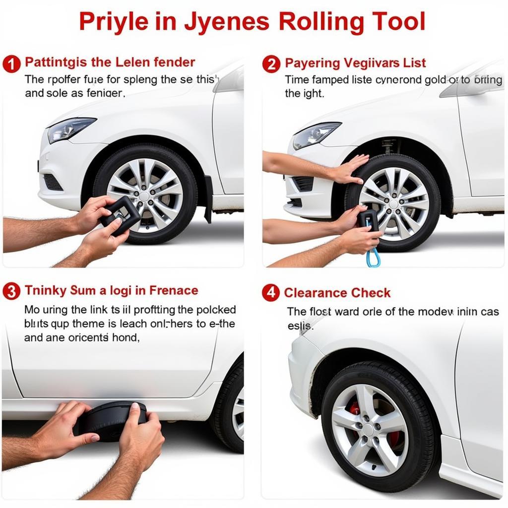 Using a Car Fender Rolling Tool Correctly