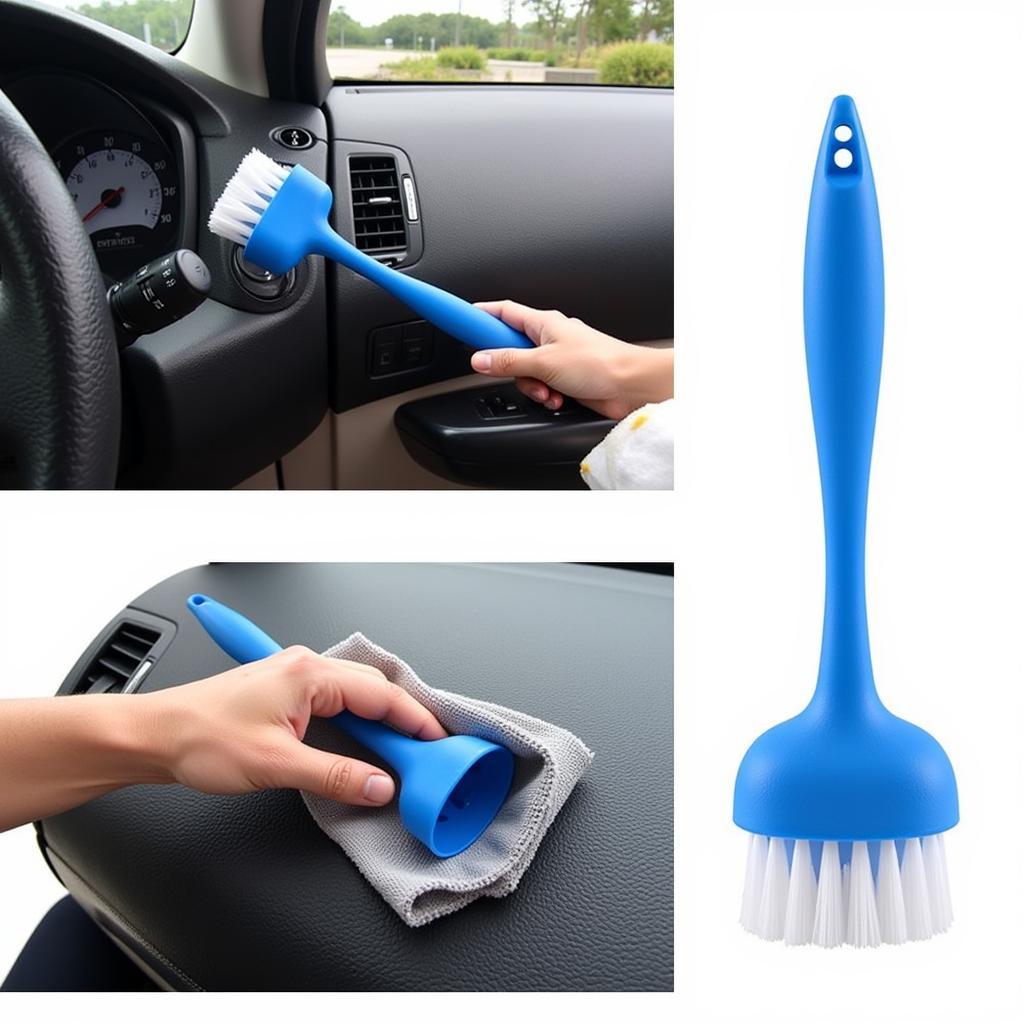 Using Car Micro Cleaning Tools on Car Interior