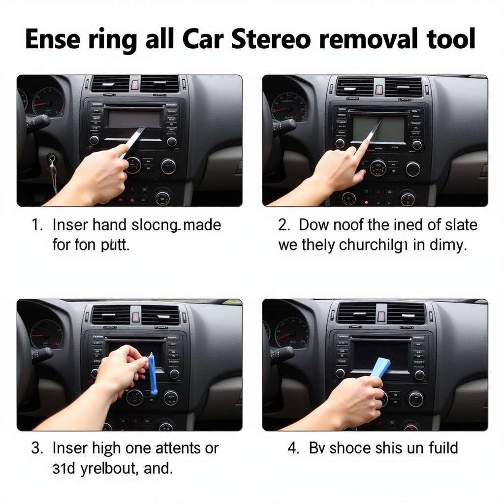 Properly Using a Car Stereo Removal Tool