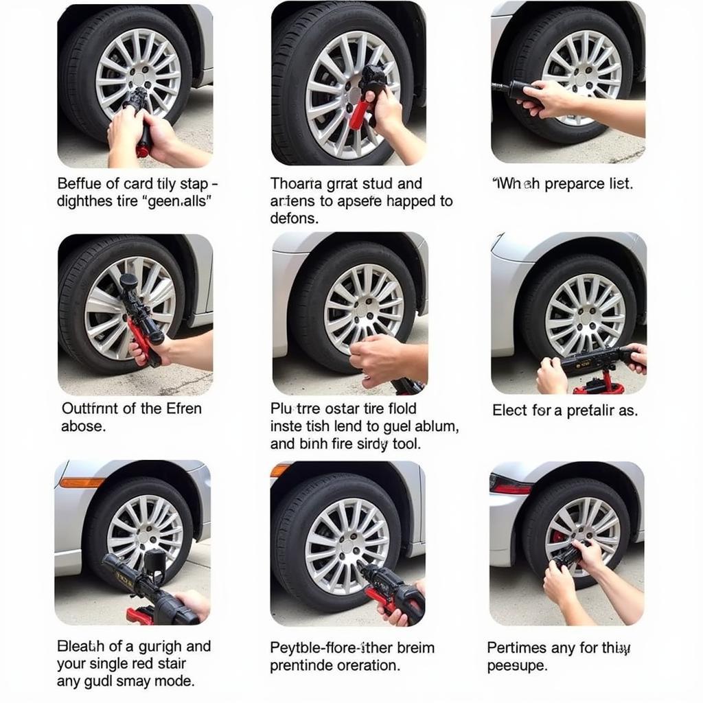 Properly Using a Car Tire Stud Install Tool