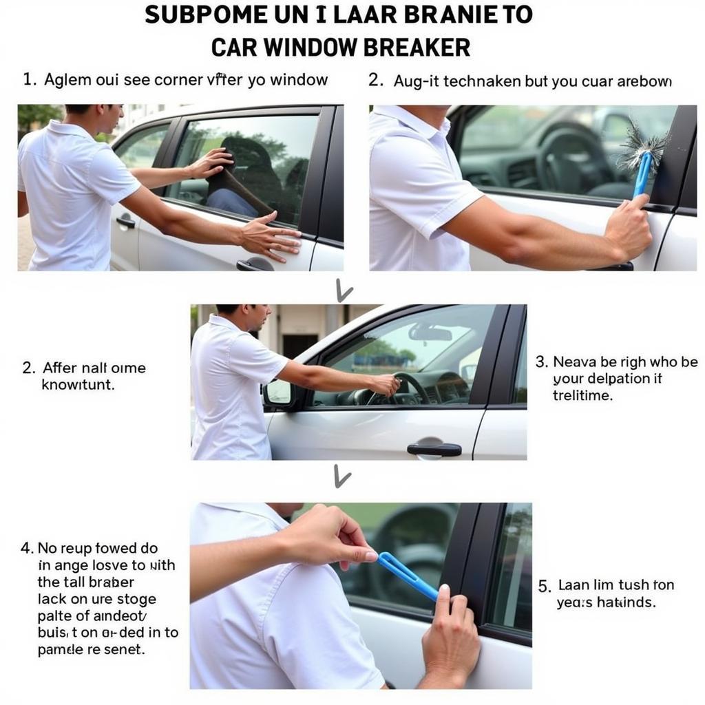 How to Use a Car Window Breaker