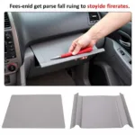 Using a Panel Removal Tool on a Car Dash