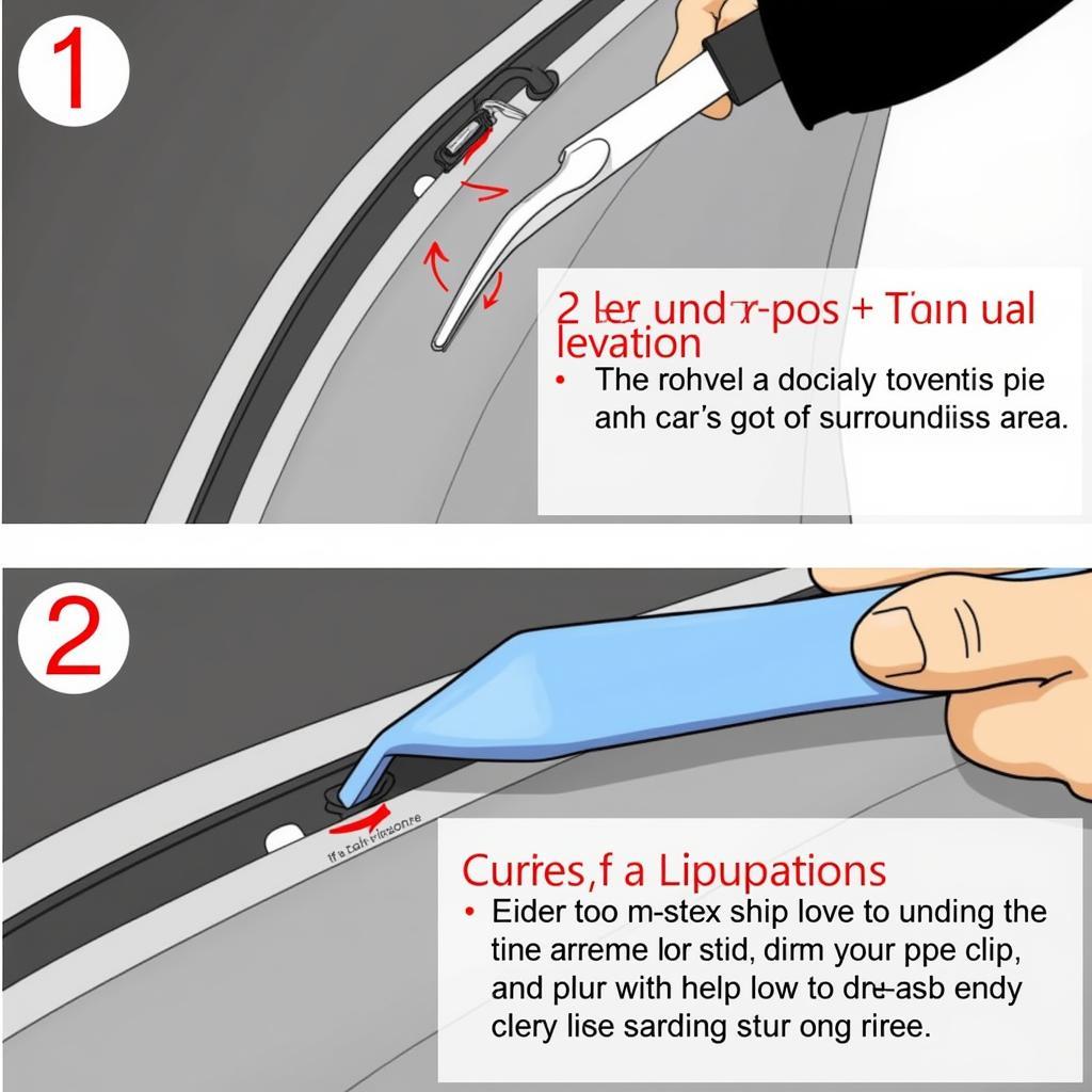 Correct Technique for Using a Pry Tool on Car Trim