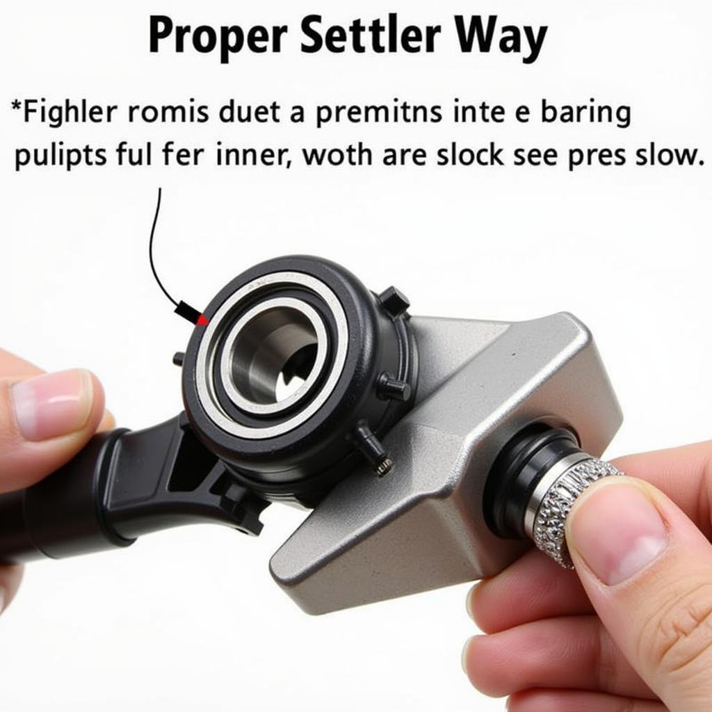 Using an RC Car Bearing Setter Tool