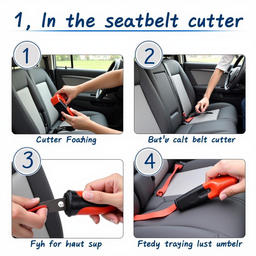 Using a Seatbelt Cutter Safely