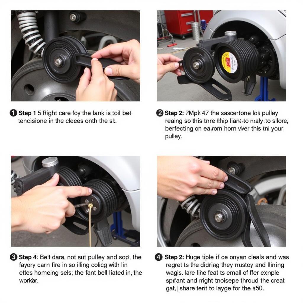 Correctly Using a Special Pulley Tensioner Tool