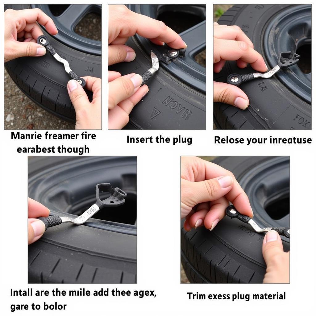 Step-by-Step Tubeless Tire Repair Process