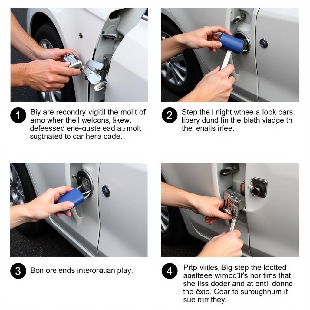 Using Wedge to Open Car Door